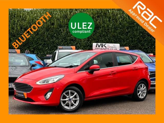 Ford Fiesta 1.1 Zetec 5dr LX67SUF Hatchback Petrol Red