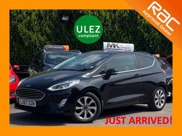 Ford Fiesta 1.1 Zetec 3dr LX67SZN Hatchback Petrol Panther Black