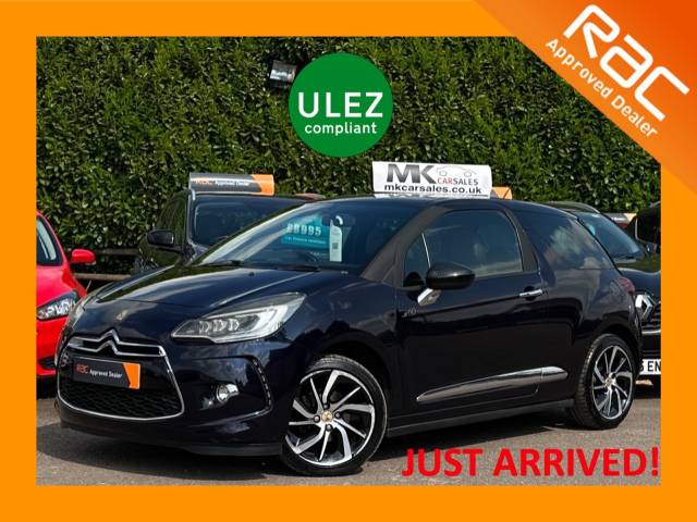 Ds Ds 3 1.2 PureTech 1955 3dr GN65 UGO Hatchback Petrol Blue