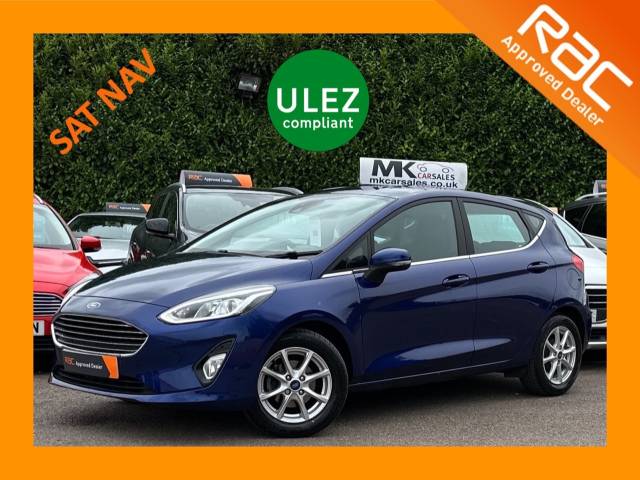 Ford Fiesta 1.0 EcoBoost Zetec 5dr Hatchback Petrol Blue