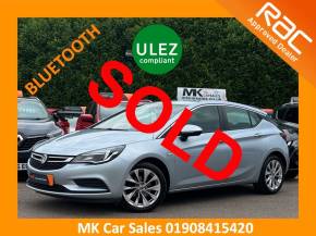 VAUXHALL ASTRA 2016 (FP65CVU) at MK Car Sales Milton Keynes