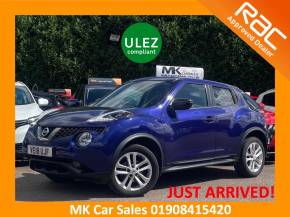 NISSAN JUKE 2018 (VE18UJF) at MK Car Sales Milton Keynes