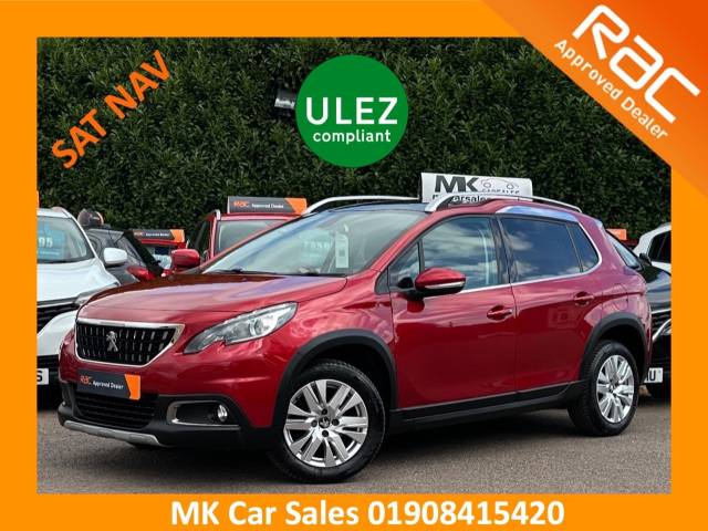 Peugeot 2008 1.2 PureTech Allure Premium 5dr [Start Stop] KV19EAG Hatchback Petrol Elixir Red