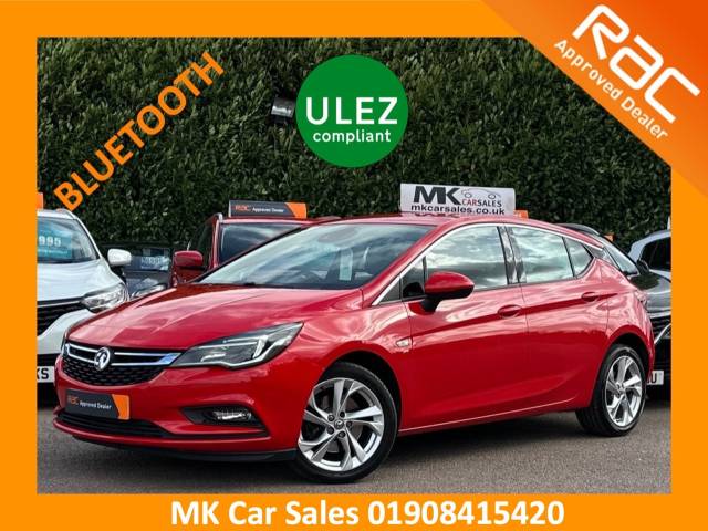 Vauxhall Astra 1.6 CDTi 16V 136 SRi 5dr GL69PXB Hatchback Diesel Red