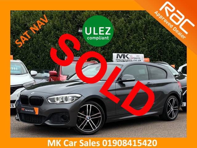 BMW 1 Series 118i [1.5] M Sport 3dr Hatchback Petrol Mineral Grey Metallic