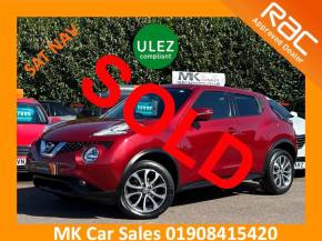 NISSAN JUKE 2018 (DN18XNS) at MK Car Sales Milton Keynes