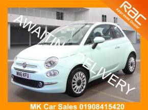 FIAT 500 2016 (WN16KFU) at MK Car Sales Milton Keynes