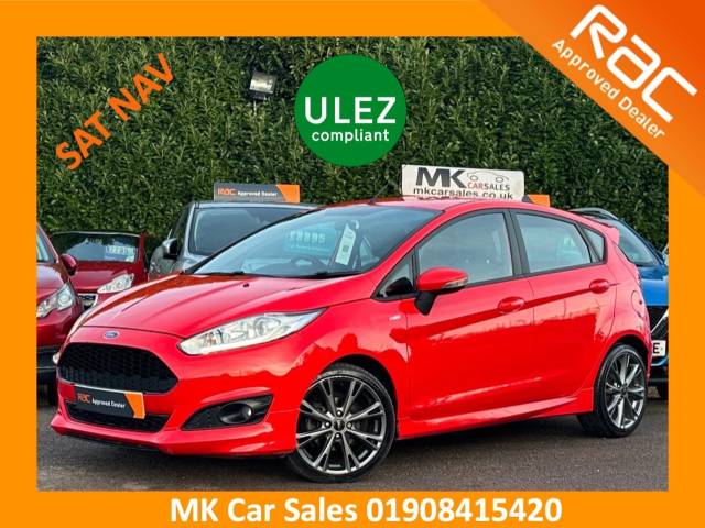 Ford Fiesta 1.0 EcoBoost 125 ST-Line 5dr YB17SVD Hatchback Petrol Red
