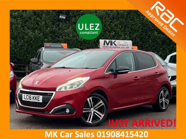 Peugeot 208 1.2 PureTech 110 GT Line 5dr LC16NKE Hatchback Petrol Exlir Red