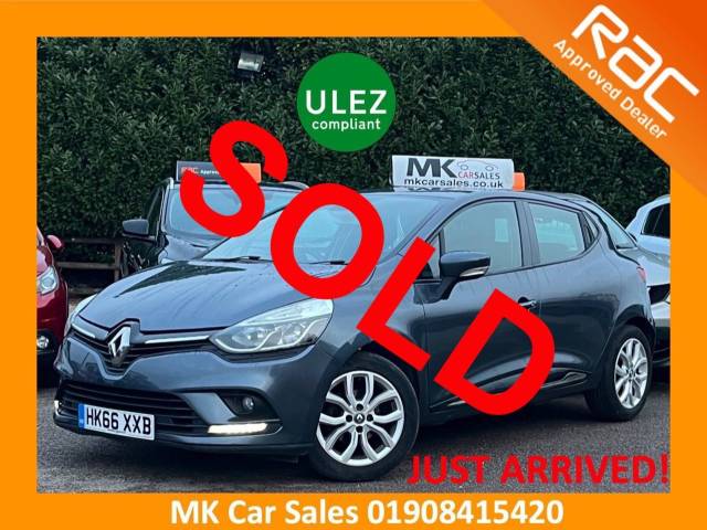 Renault Clio 1.2 16V Dynamique Nav 5dr HK66XXB Hatchback Petrol Grey