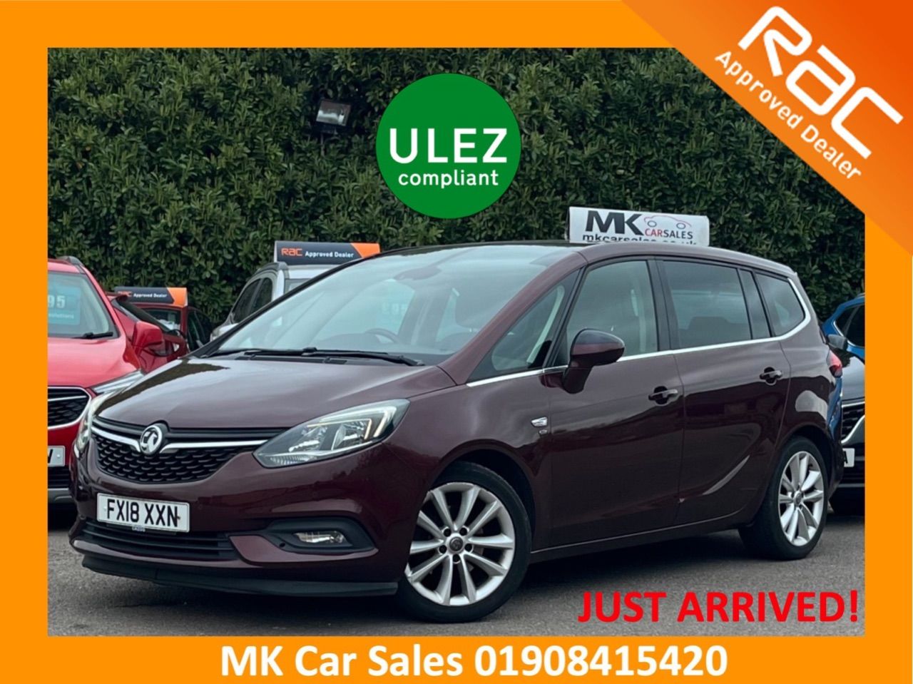 2018 Vauxhall Zafira